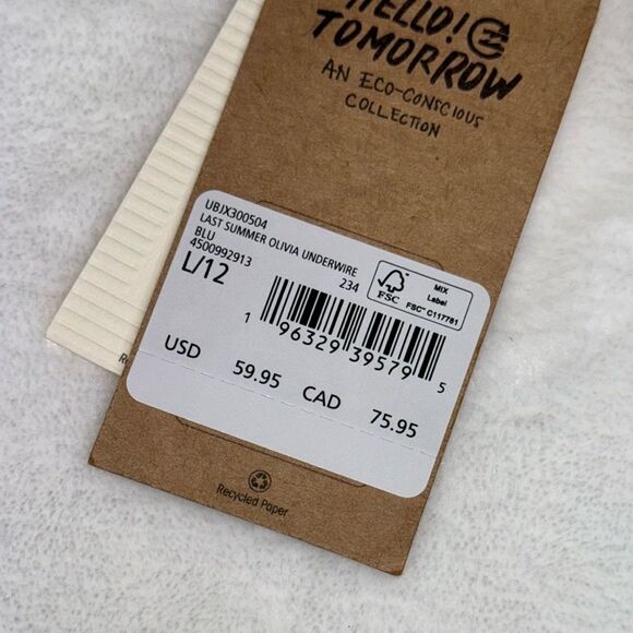 Billabong Last Summer Olivia Underwire Bikini Top Size Large - Picture 8 of 8